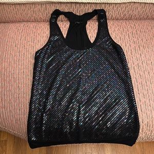 Ladies Express Sequined Tank ~ Large ~ Beautiful 🖤
